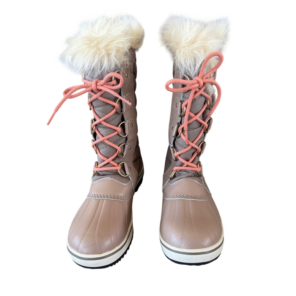 Sorel Tofino II Waterproof Winter Boots Major Elk Faux Fur NL2332-264 Womens 7.5